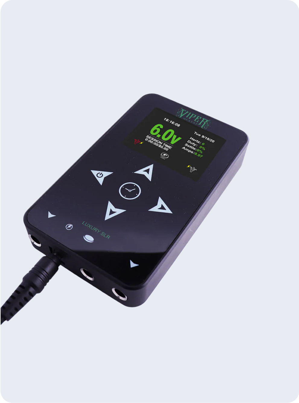 Viper SLR Power Supply by Quatat – Luxury Hand Touch Tattoo Power Supply