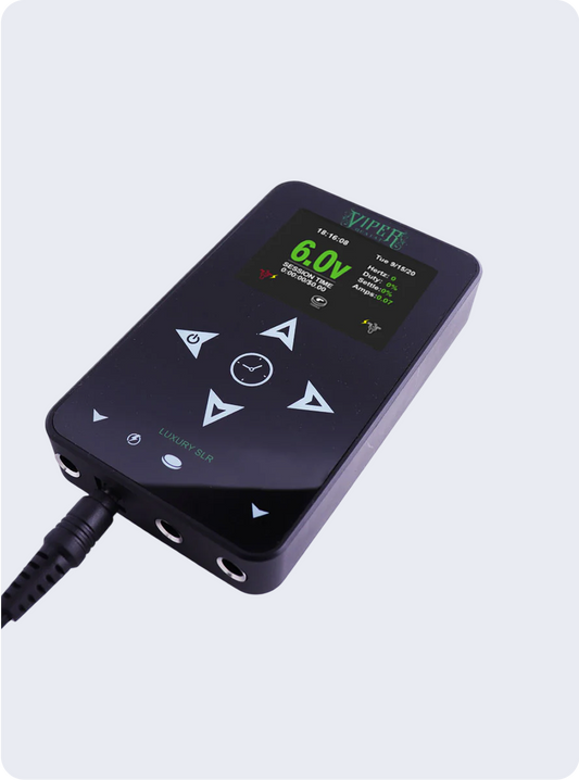 Viper SLR Power Supply by Quatat – Luxury Hand Touch Tattoo Power Supply