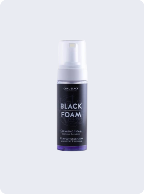 COAL BLACK - BLACK FOAM CLEANSING FOAM 150ML - PMU Master Boutique