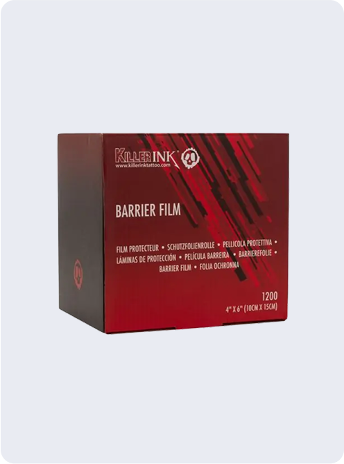BOX OF 1200 KILLER INK BARRIER FILM ROLL - CLEAR - PMU Master Boutique