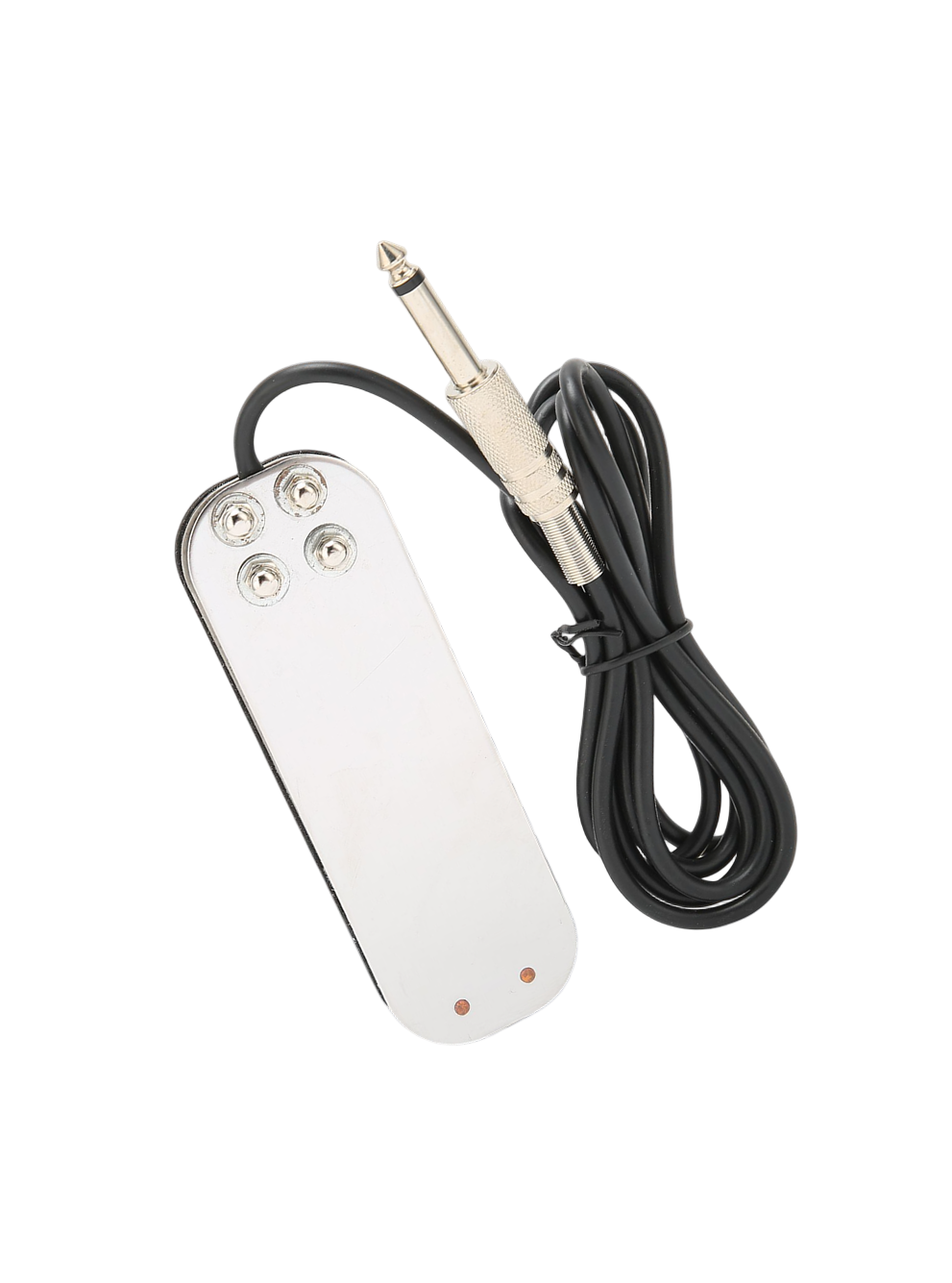 Stainless Steel Tattoo Foot Controller with Power Cord PMU