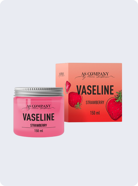 ASCompany Vaseline Strawberry 150 ml – Professional PMU & Tattoo Moisturizing Balm