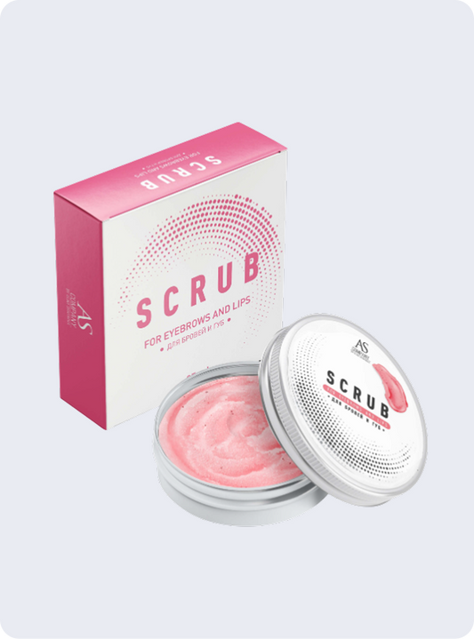 ASCompany Scrub for Eyebrows and Lips 30 g – Exfoliating & Cleansing Care
