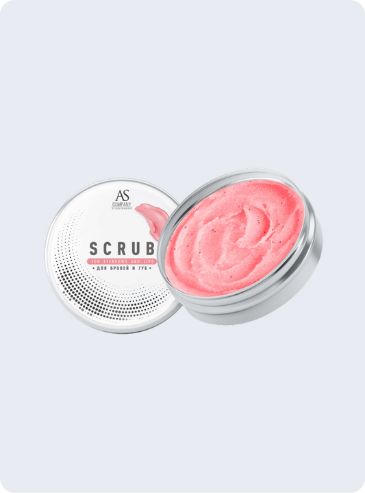 ASCompany Scrub for Eyebrows and Lips 30 g – Exfoliating & Cleansing Care