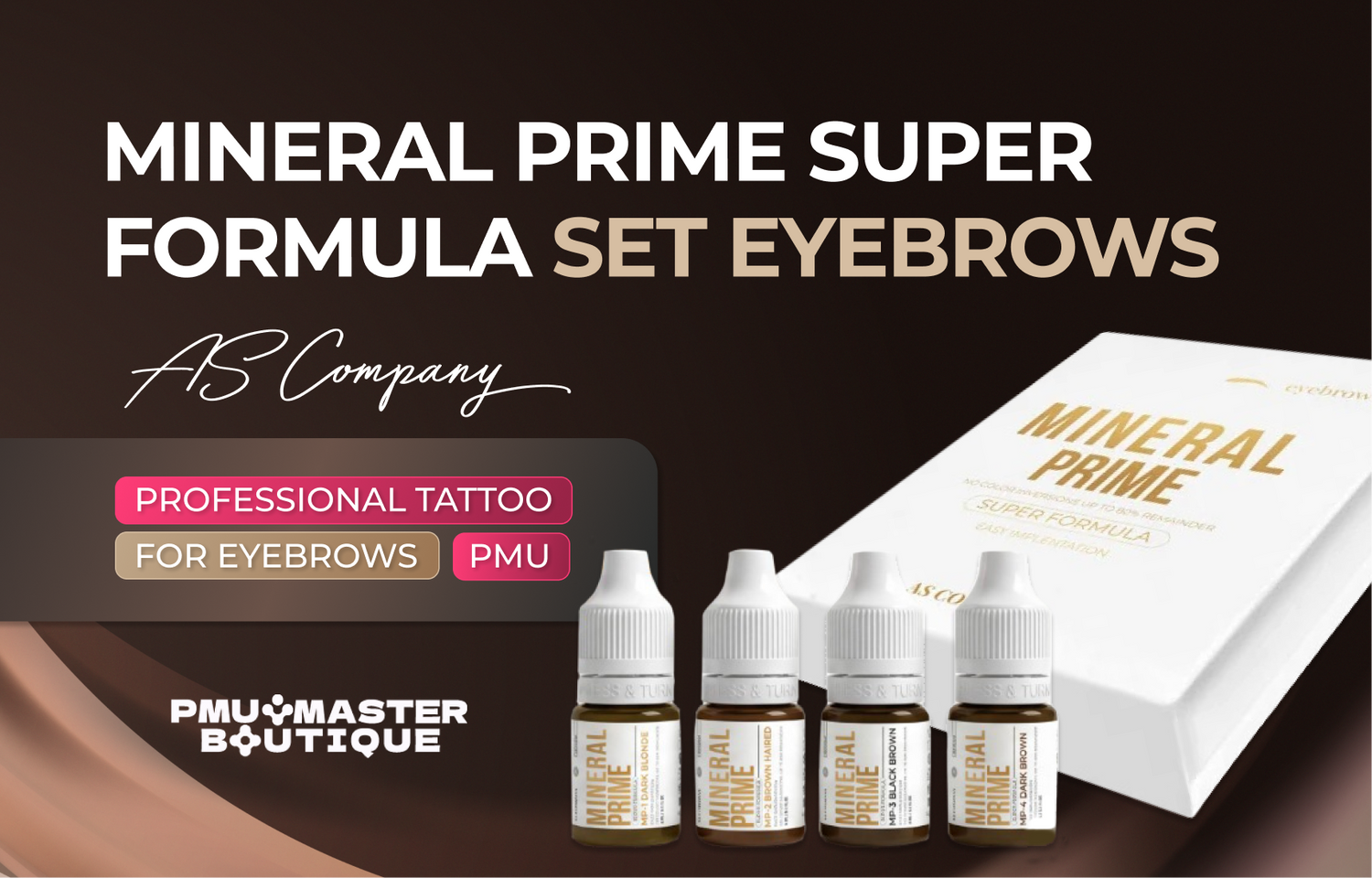 ASCompany Mineral Prime Super Formula Set Eyebrows