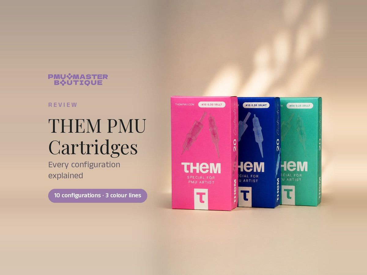 THEM PMU cartridges review: all needle configurations explained, PMU Master Boutique