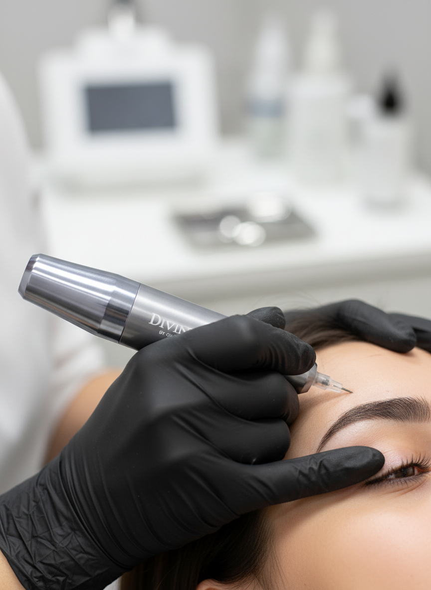 ALFA Pen Machine Grey – Wireless Rotary PMU & Tattoo Device