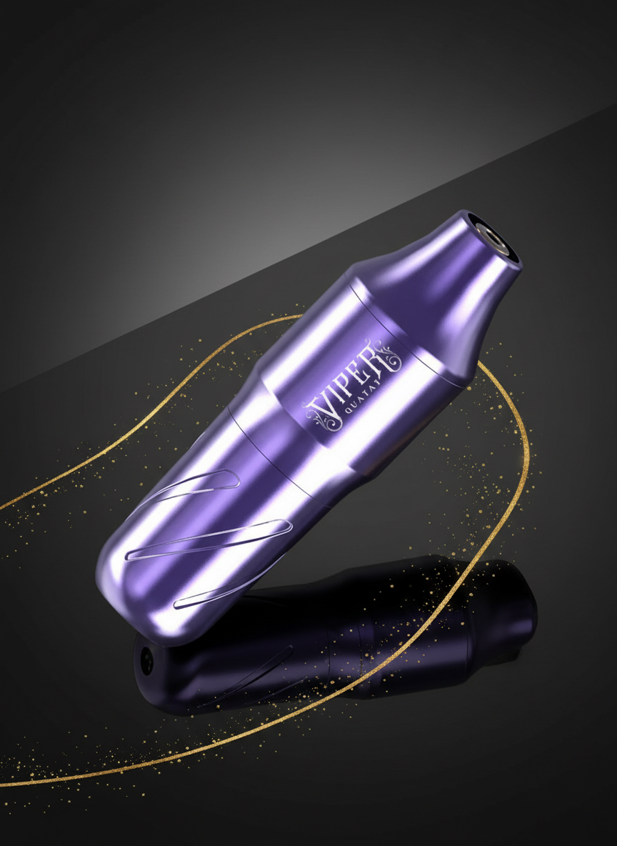 Viper PMU Pen Machine Purple – Professional Permanent Makeup Device by Quatat
