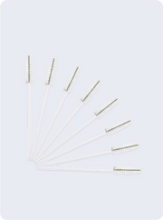 Brow Brushes 100 stuks – Wit