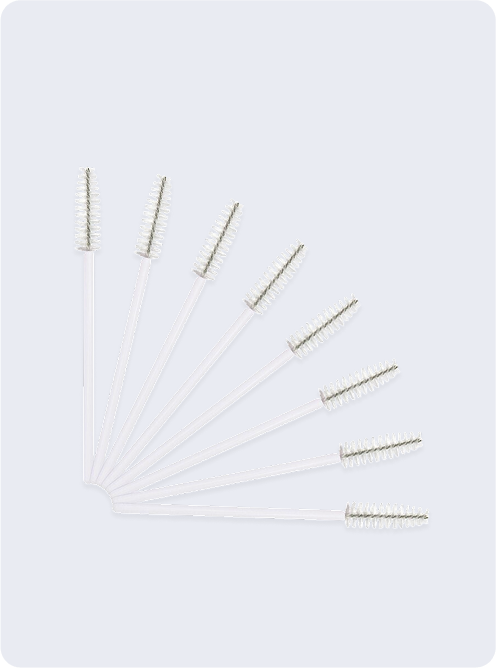Brow-Bürsten 100 Stück – Weiß