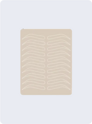 PMU Practice Silicone Rubber Mat – Brows