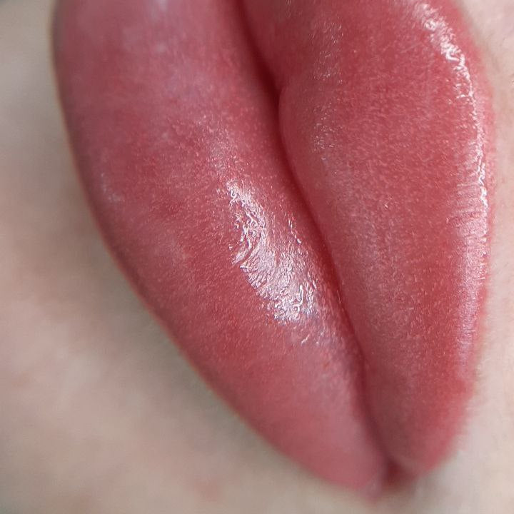 Lip blush with a FACE Blush and Jolie pigment mix
