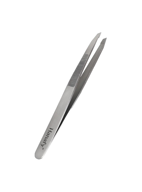BEVELED EYEBROW TWEEZERS HANAFY - PMU Master Boutique 