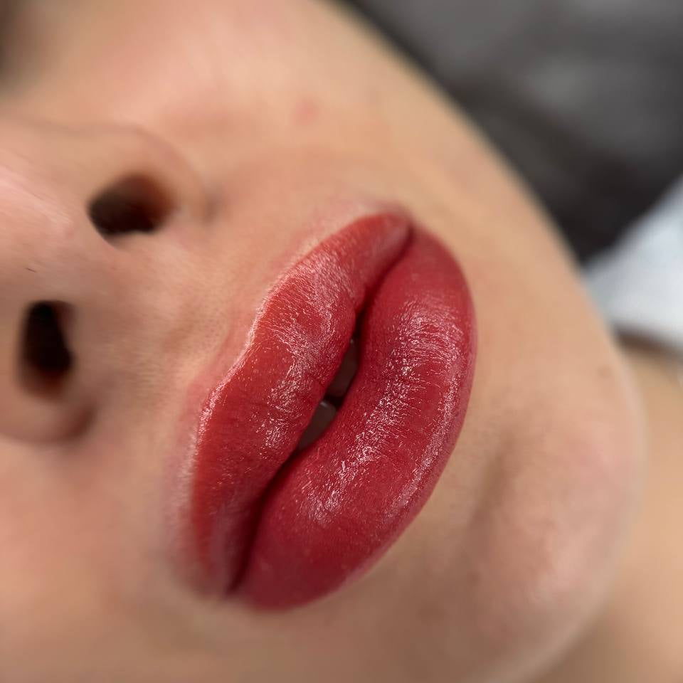 Lip PMU with FACE Jolie, fresh result