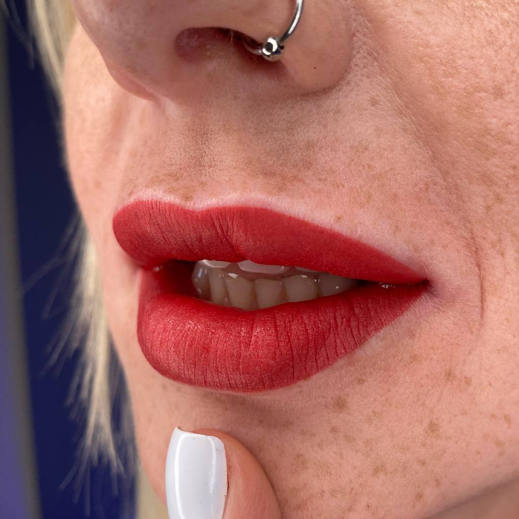 Lip PMU with FACE Megan, fresh result