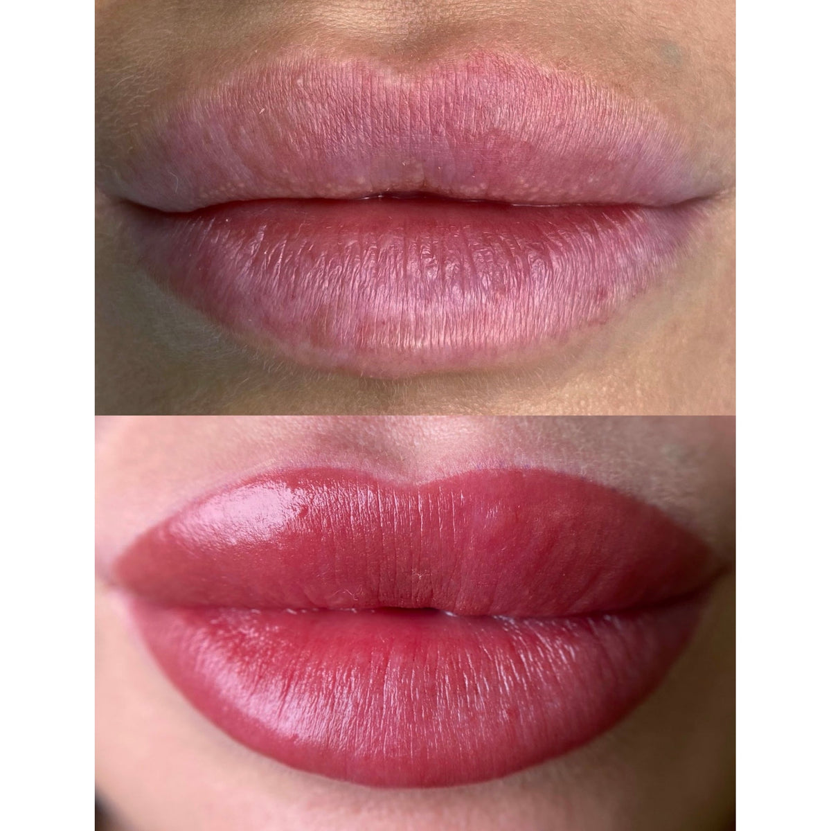 Lip blush met een mix van FACE Blush en Cherry