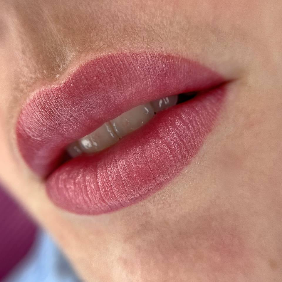 Healed lip blush with FACE Jolie used pure