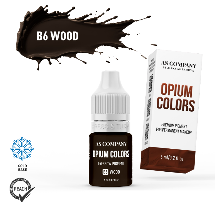 ASCompany Opium Colors B6 Wood 6 ml – Brow Pigment
