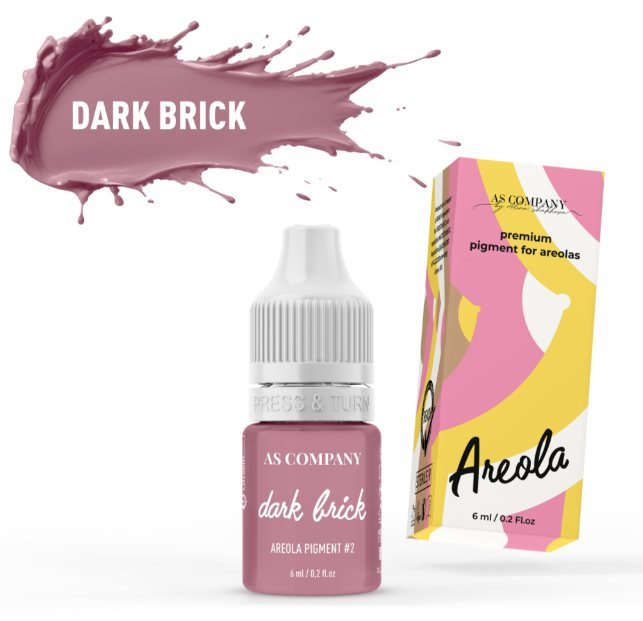 ASCompany Pigment – Dark Brick 6 ml – Areola Pigment