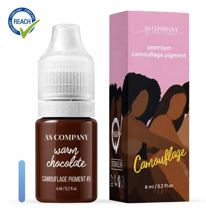 ASCompany Pigment – No.5 Warm Chocolate 6 ml – Camouflage Pigment
