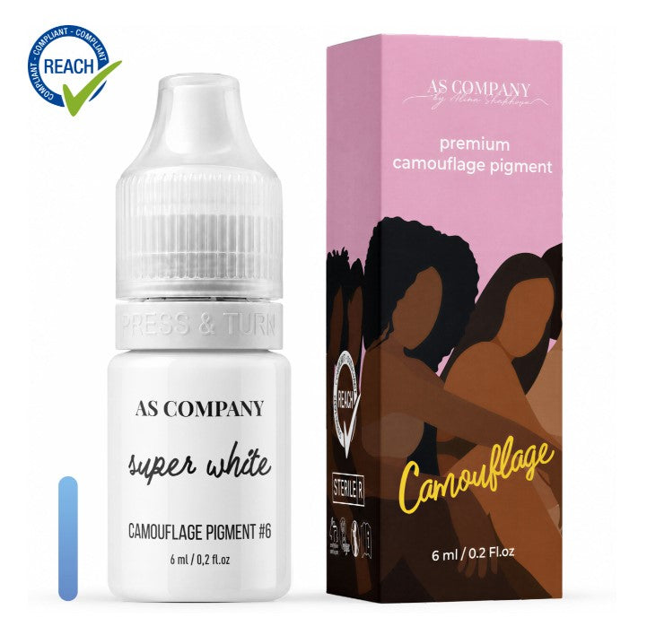 ASCompany Pigment – No.6 Super White 6 ml – Camouflage-Pigment


