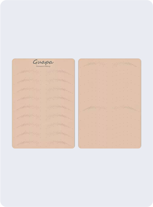 Practice silicone rubber mat brows