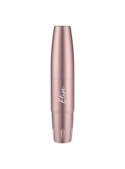 A rose gold colored ELISE PMU tattooing machine with a sleek, cylindrical design.