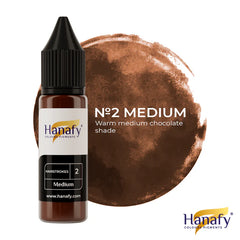 Hanafy Eyebrow Pigment Hairstrokes No.2 – Medium