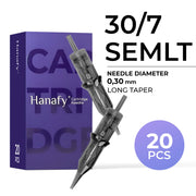 Hanafy PMU Cartridge 30/7 SEMLT – 0.30 mm Round Liner (20 pcs)