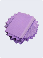 BAG OF 125 LAP CLOTHS IN PURPLE - PMU Master Boutique 