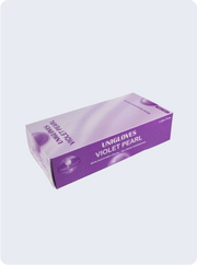 BOX OF 100 UNIGLOVE VIOLET PEARL NITRILE GLOVES - PMU Master Boutique 