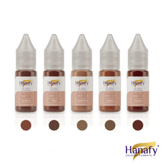 Hanafy Areola Set by Irina Maximova – Professional Hybrid Pigment Collection (5 pcs)