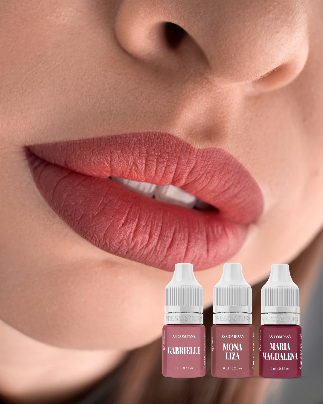 Gabrielle, Mona Liza, Maria Magdalena - Lip pigments AS-Company REACH Netherlands