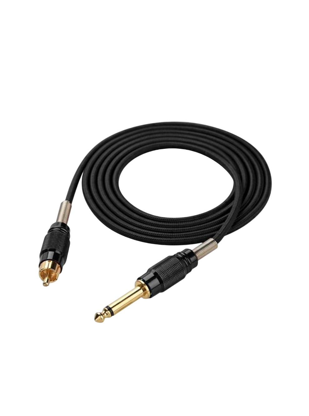 Viper Quatat Braided RCA Cable for PMU & Tattoo Machines