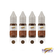 Hanafy Set Hyperrealism by Miriam Beganova – Hybride Wenkbrauwpigmenten voor Hyperrealism Brows (4 tinten)