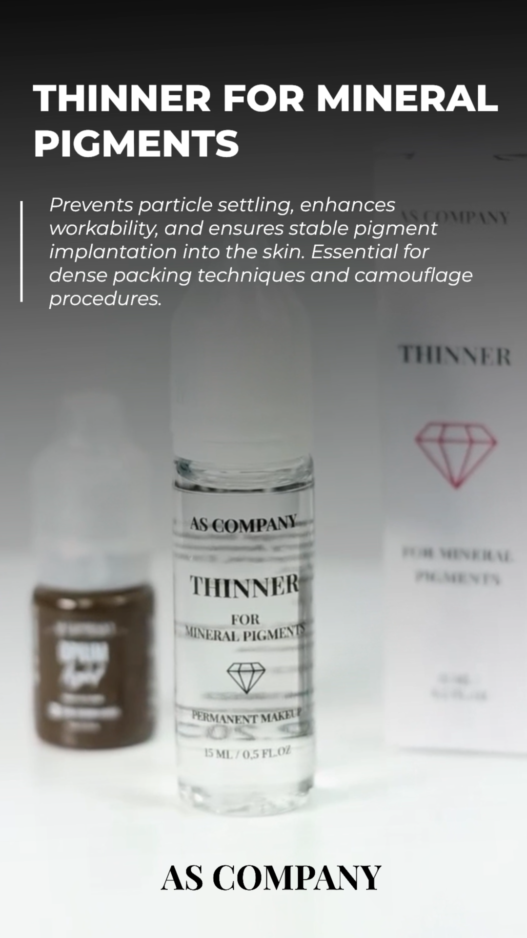 AS Company Thinner for Mineral Pigments 15 ml