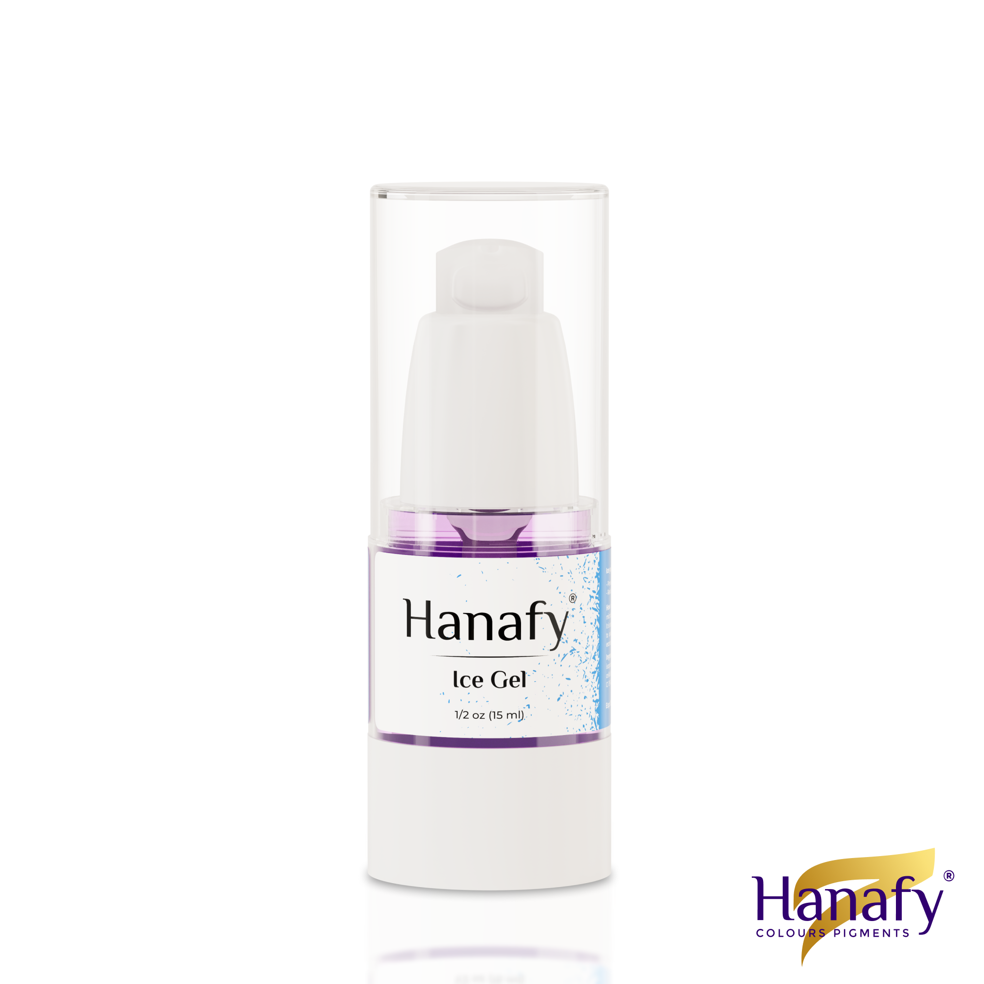 Hanafy Ice Gel bottle with packaging on a white background
