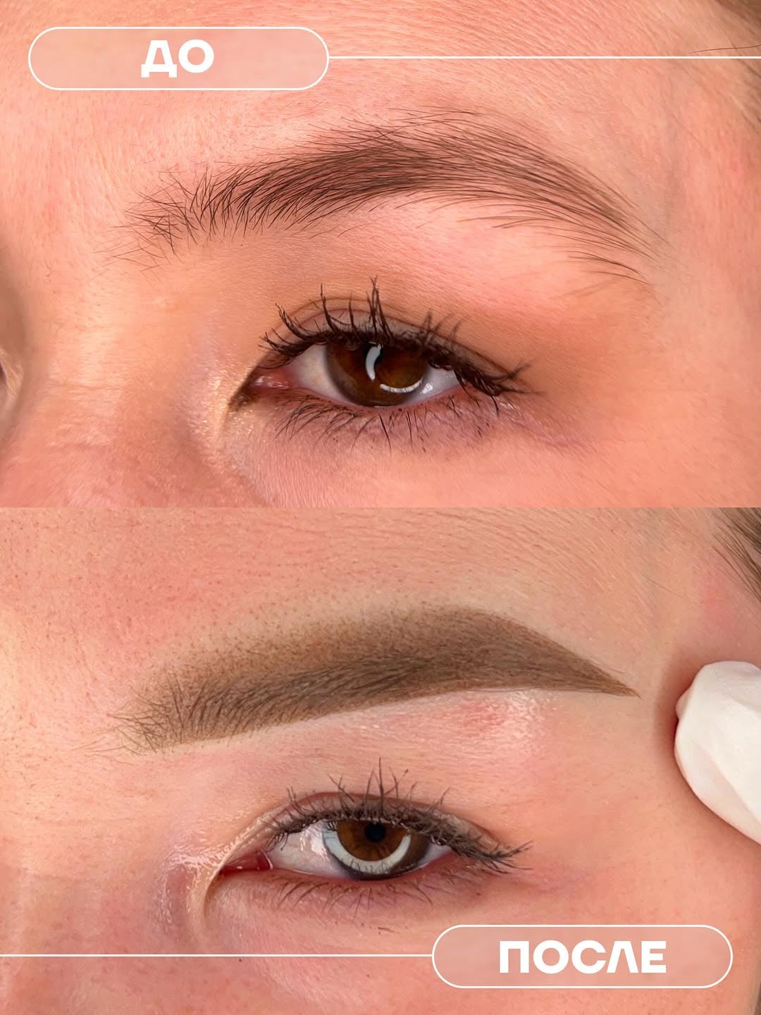FACE Mineral Warm brow pigment before and after results