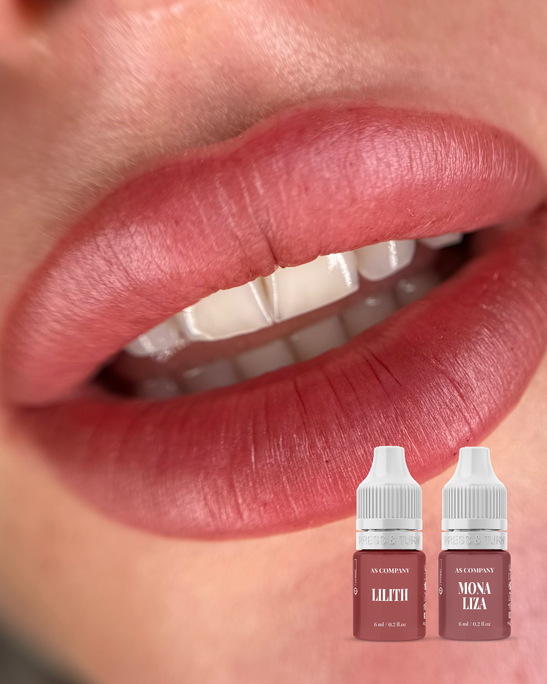 Lilith, Mona Liza Lip Pigments ASCompany, Set Paradise