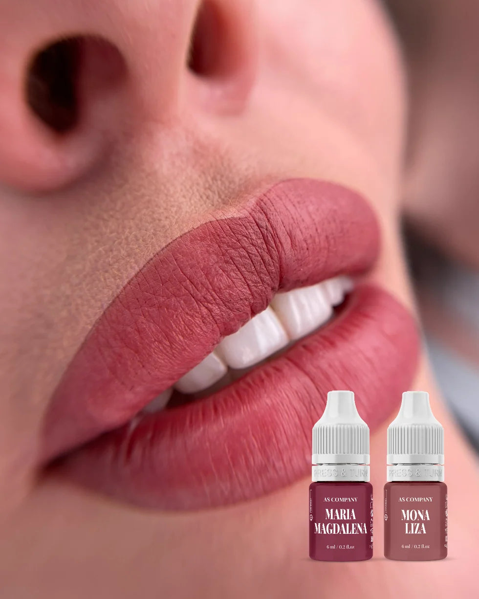 ASCompany Lip Set Paradise by Alina Shakhova – Hybrid Pigments (6 pcs x 6 ml)