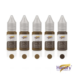 Hanafy Set Pulse Eyebrows by Julie Kim – 5 Hybrid Pigments