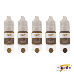 Hanafy Set Pulse Eyebrows by Julie Kim – 5 Hybrid Pigments hover