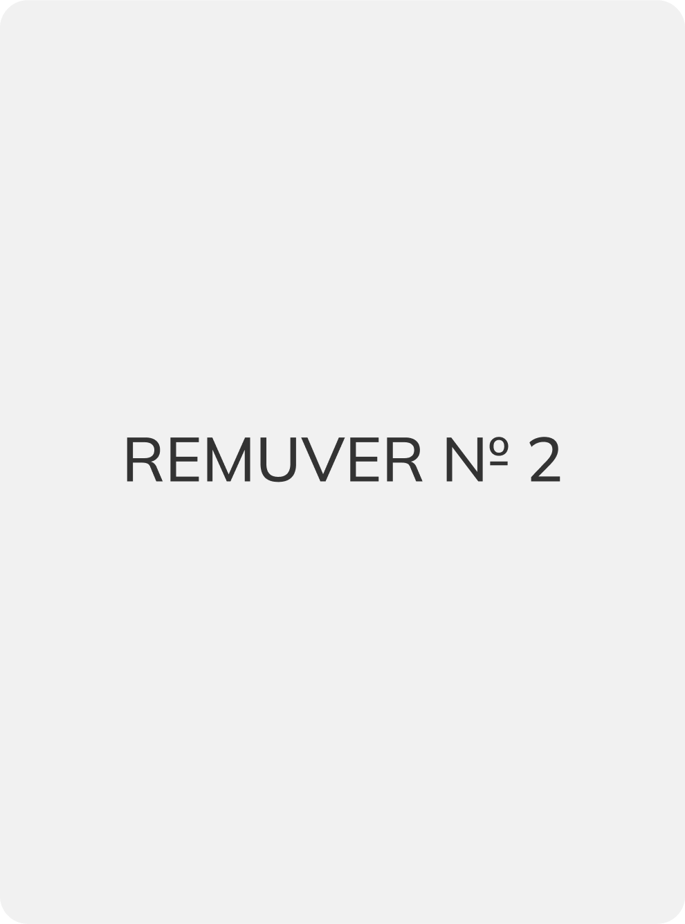 REMOVER NO. 2 HANAFY