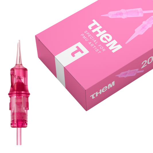 THEM professional PMU cartridges – high quality needles for permanent makeup