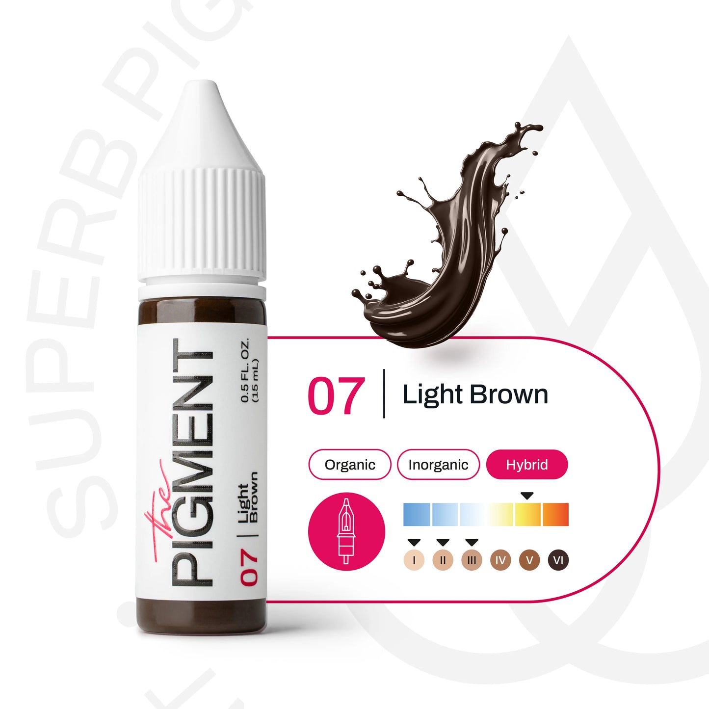 The Pigment - 07 Light Brown - Eyebrow