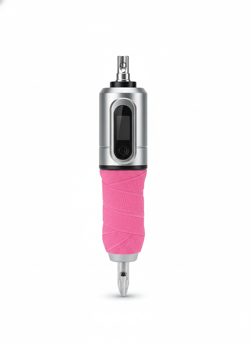 Pink self-adhesive grip wrap for PMU machines, product detail