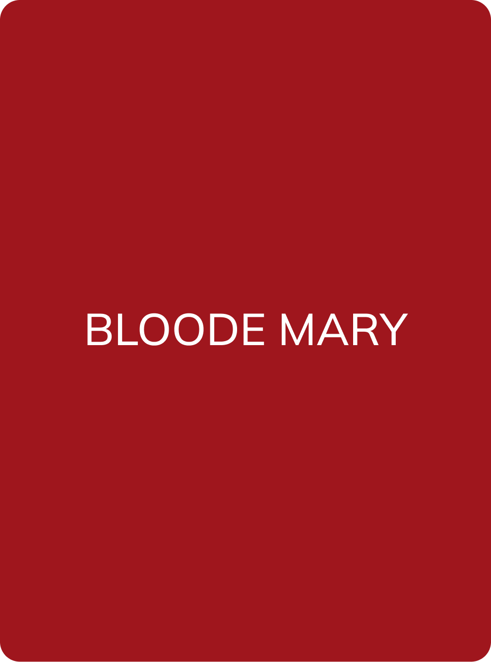 AS Company Bloody Mary concentrate lip pigment colour swatch card with shade name