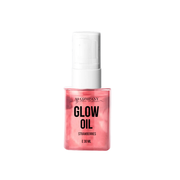 AS Company Strawberry Photo Oil / Glow Oil, rosa 30 ml Flasche mit weißer Kappe