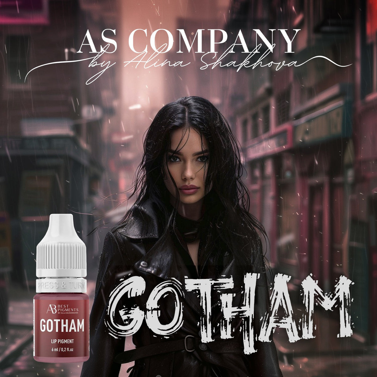 AS Company Gotham Harley Quinn lip pigment, collection visual