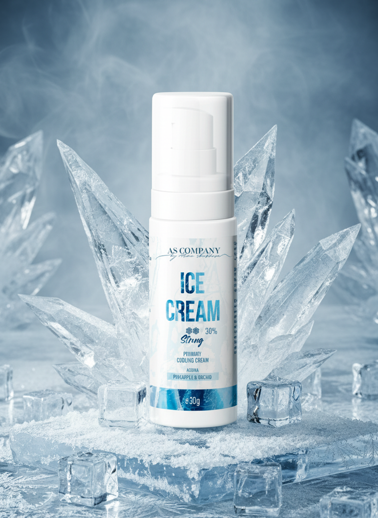 AS Company ICE CREAM Strong 30% cooling cream, 30 g primary PMU anesthetic